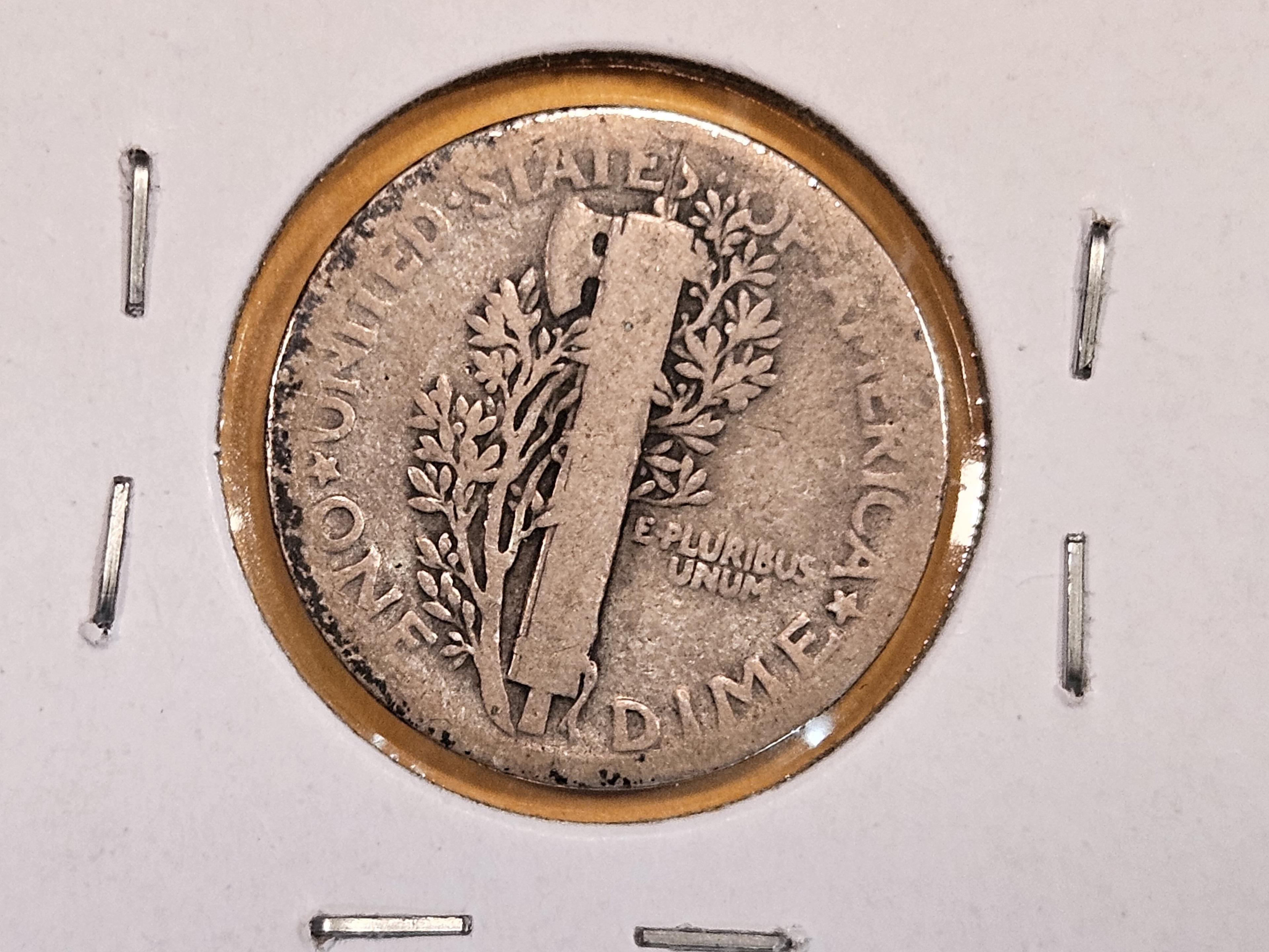 KEY DATE 1921 Mercury Dime