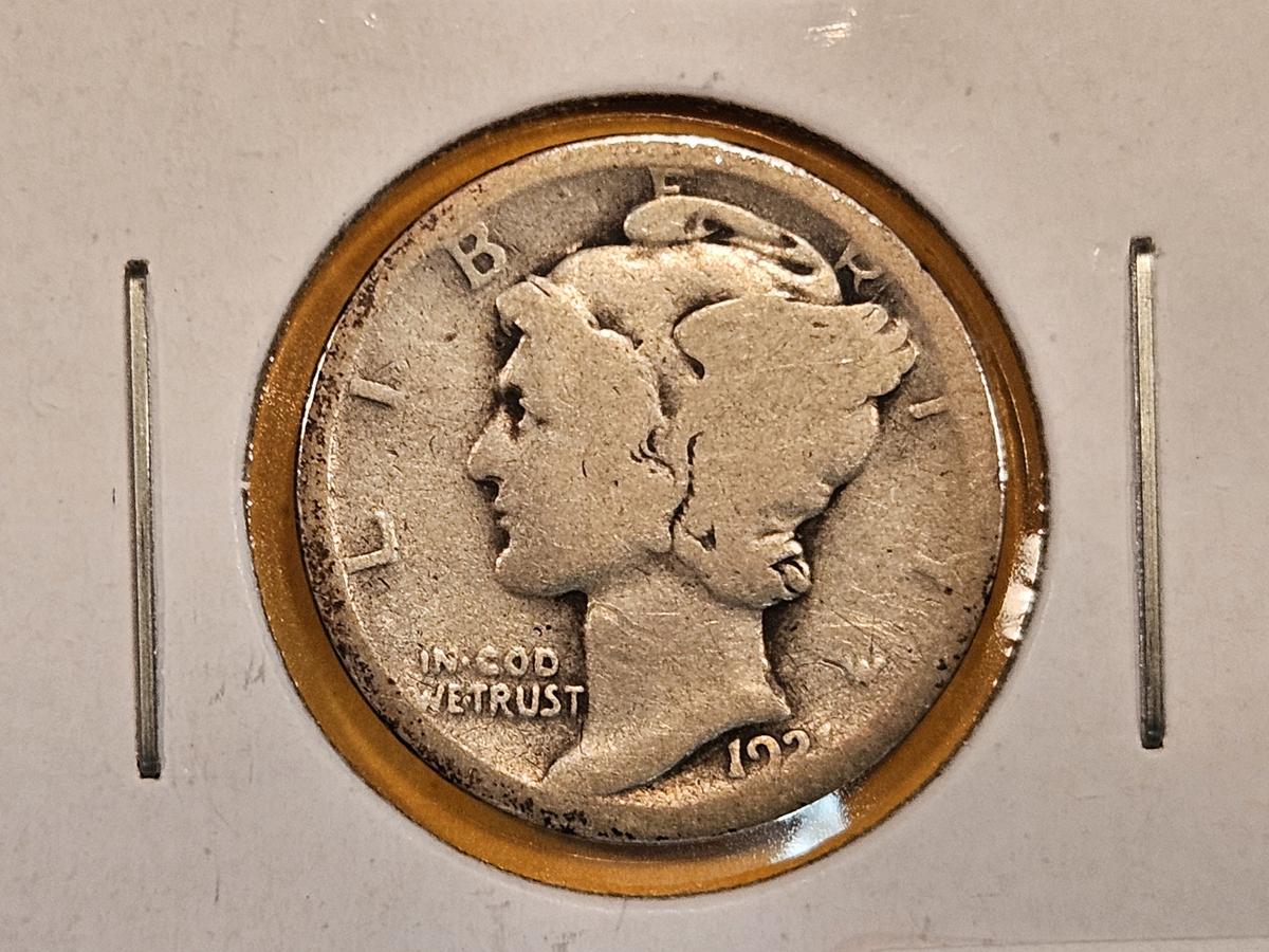 KEY DATE 1921 Mercury Dime