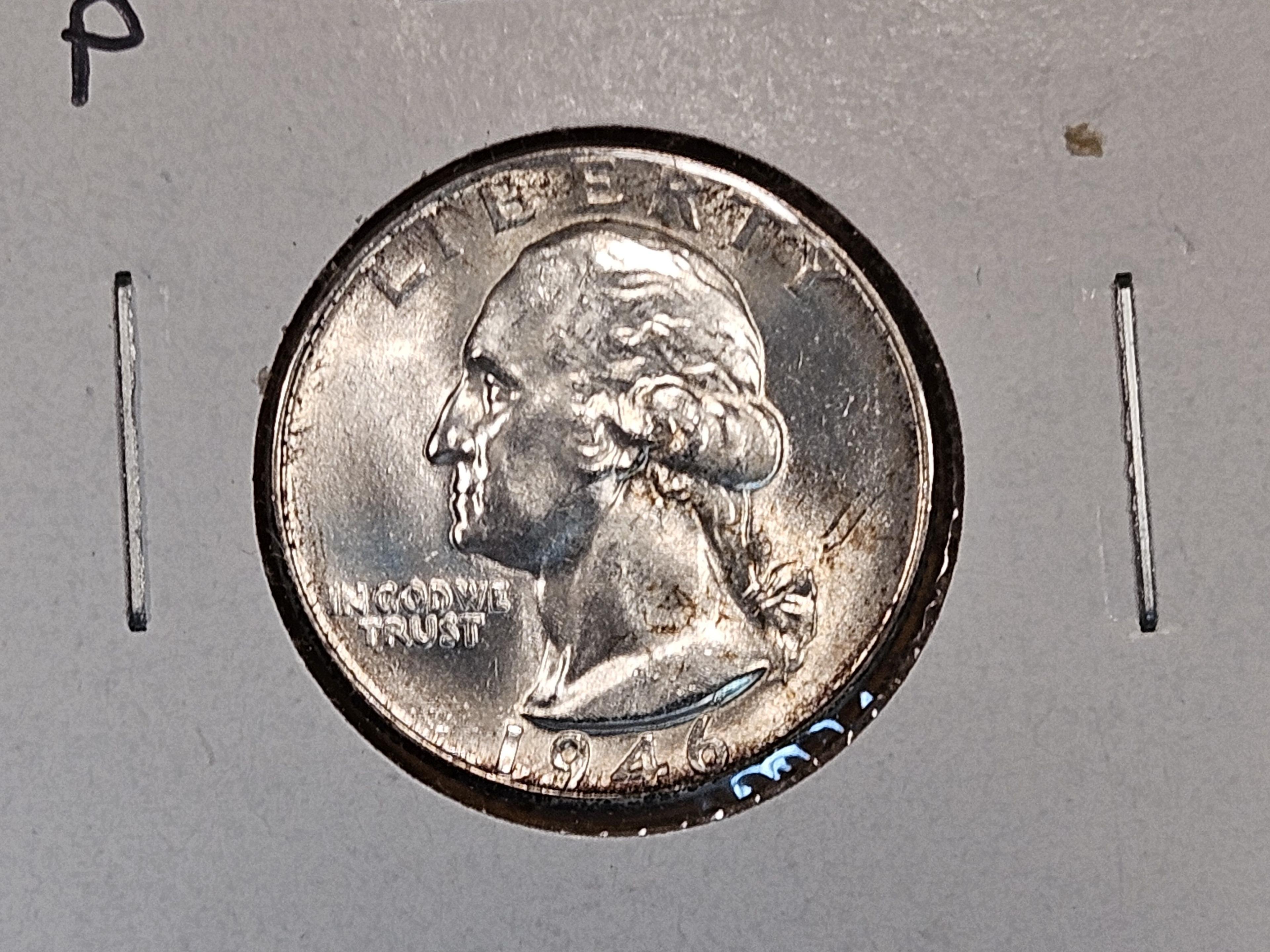 Three nice silver Washington Quarters