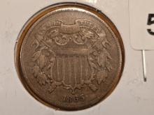 1865 Two Cent Piece