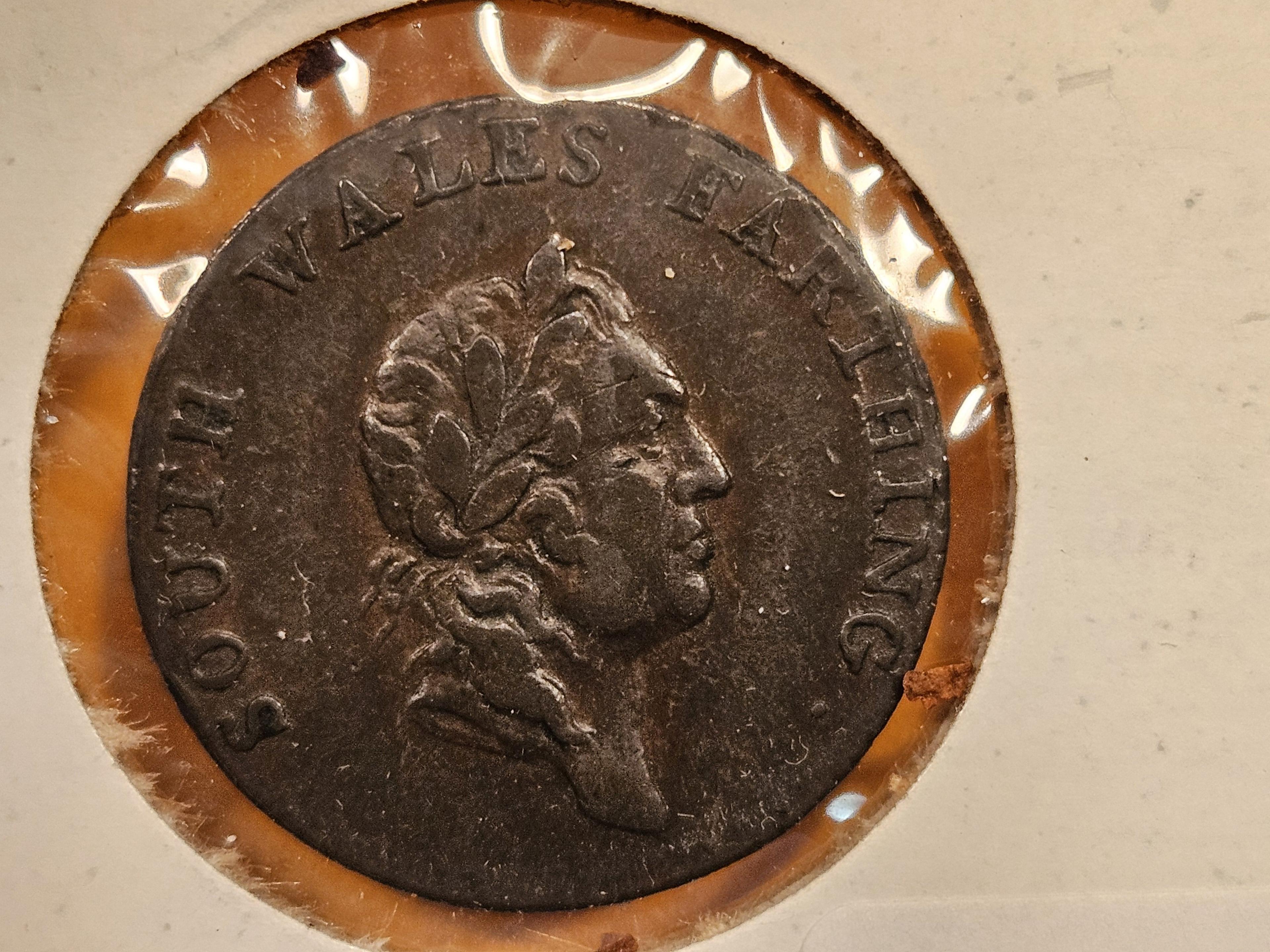 CONDER TOKEN! 1794 Essex-Chelmsford Half-penny in Extra Fine