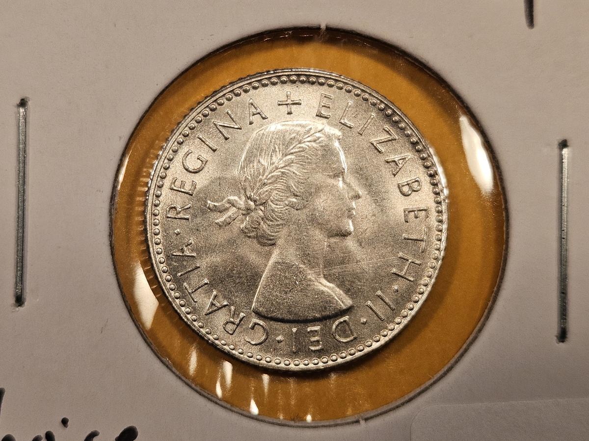 1953 Australia 6 pence