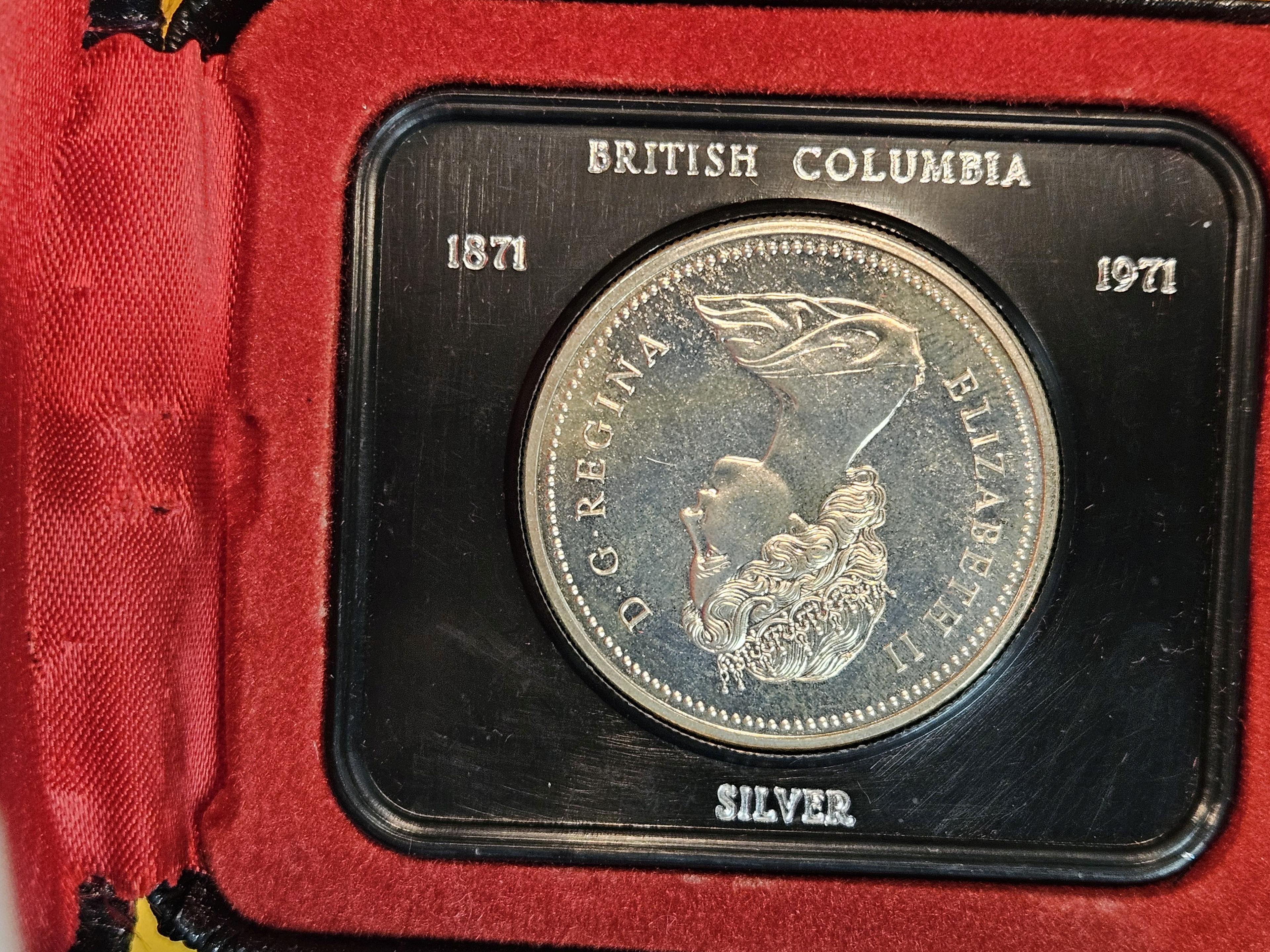 Two Canadian Proof Silver Dollars