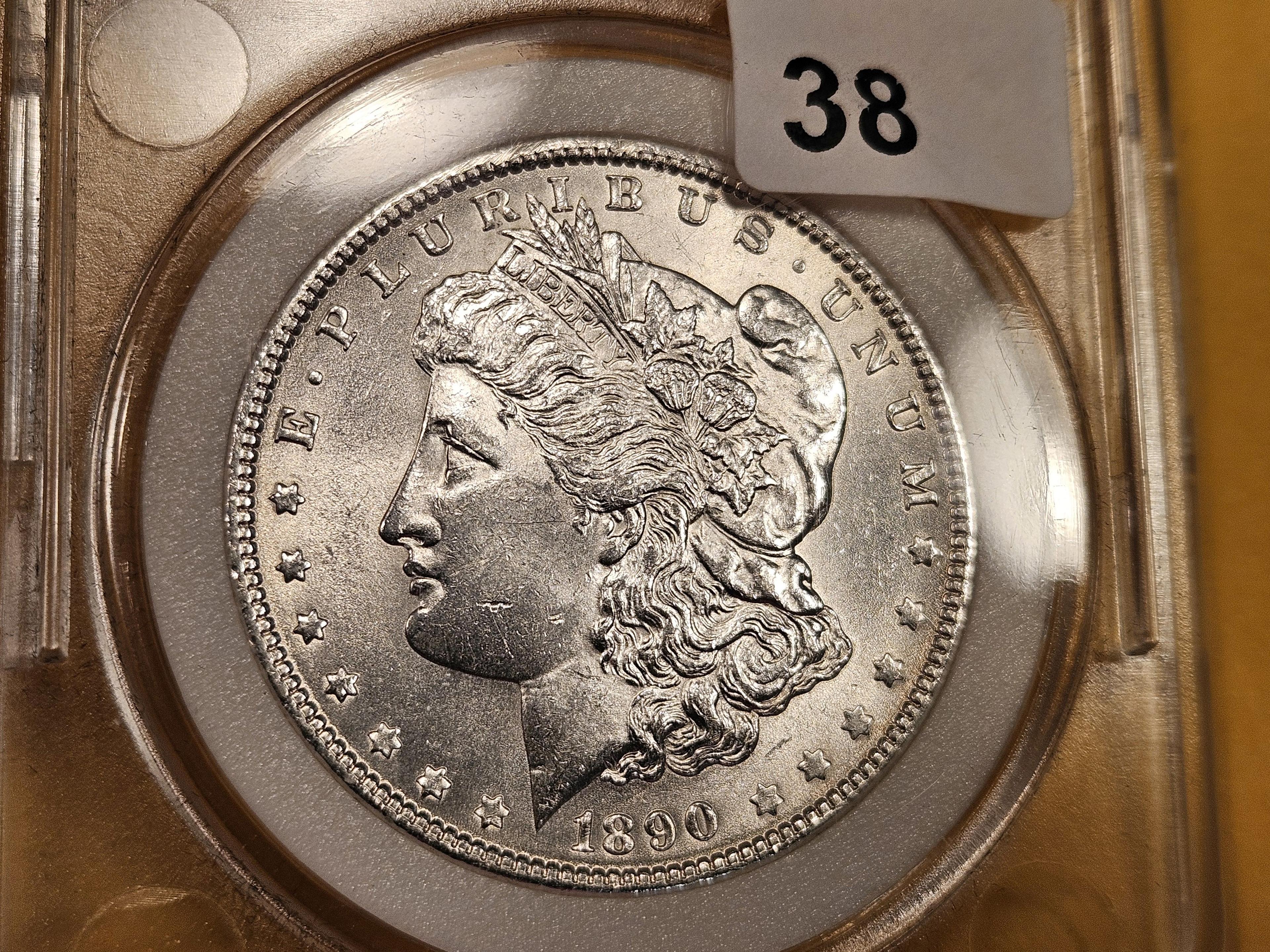 GSA 1890 Morgan Dollar in Mint State 66