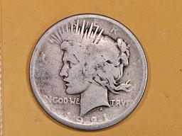 * KEY DATE * 1921 Peace Dollar in Good