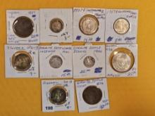 Ten more fun mixed World Coins