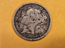 1873 British shilling