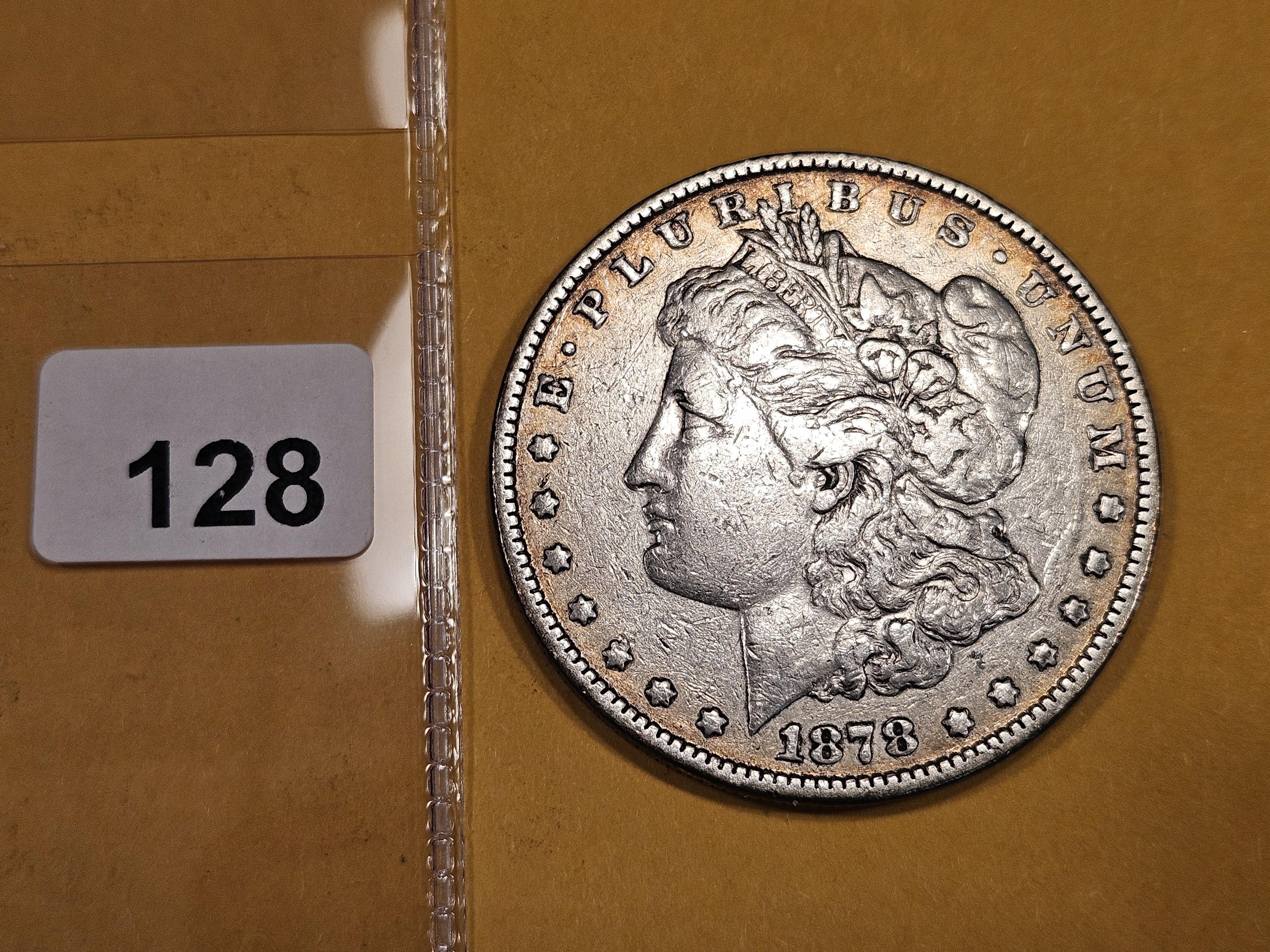 1878 7/4 TF Morgan Dollar