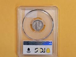 ** KEY VARIETY! PCGS 1942/1-D Mercury Dime in Very Fine - 25