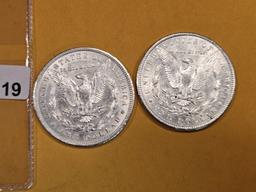 1901-O and 1900 Morgan Dollars