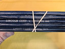 Five Lincoln Cent albums