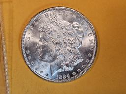 Very Choice Brilliant Uncirculated 1884 Morgan Dollar