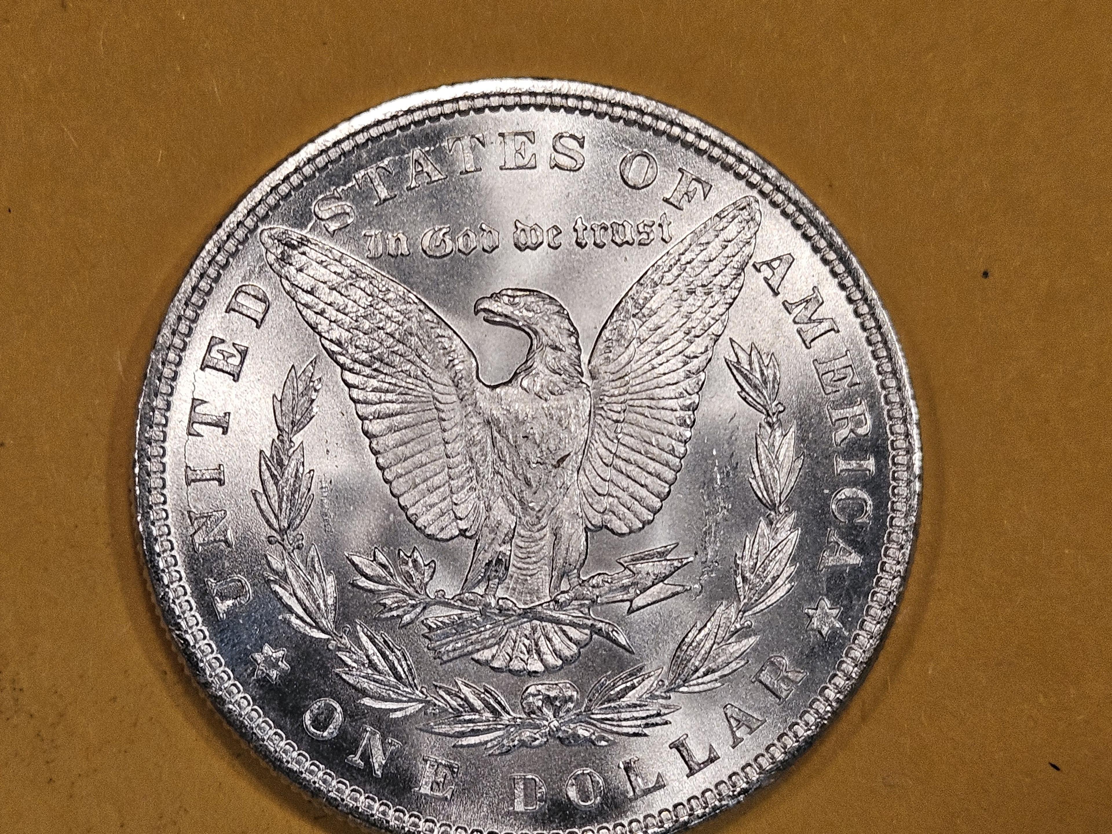Very Choice Brilliant Uncirculated 1884 Morgan Dollar
