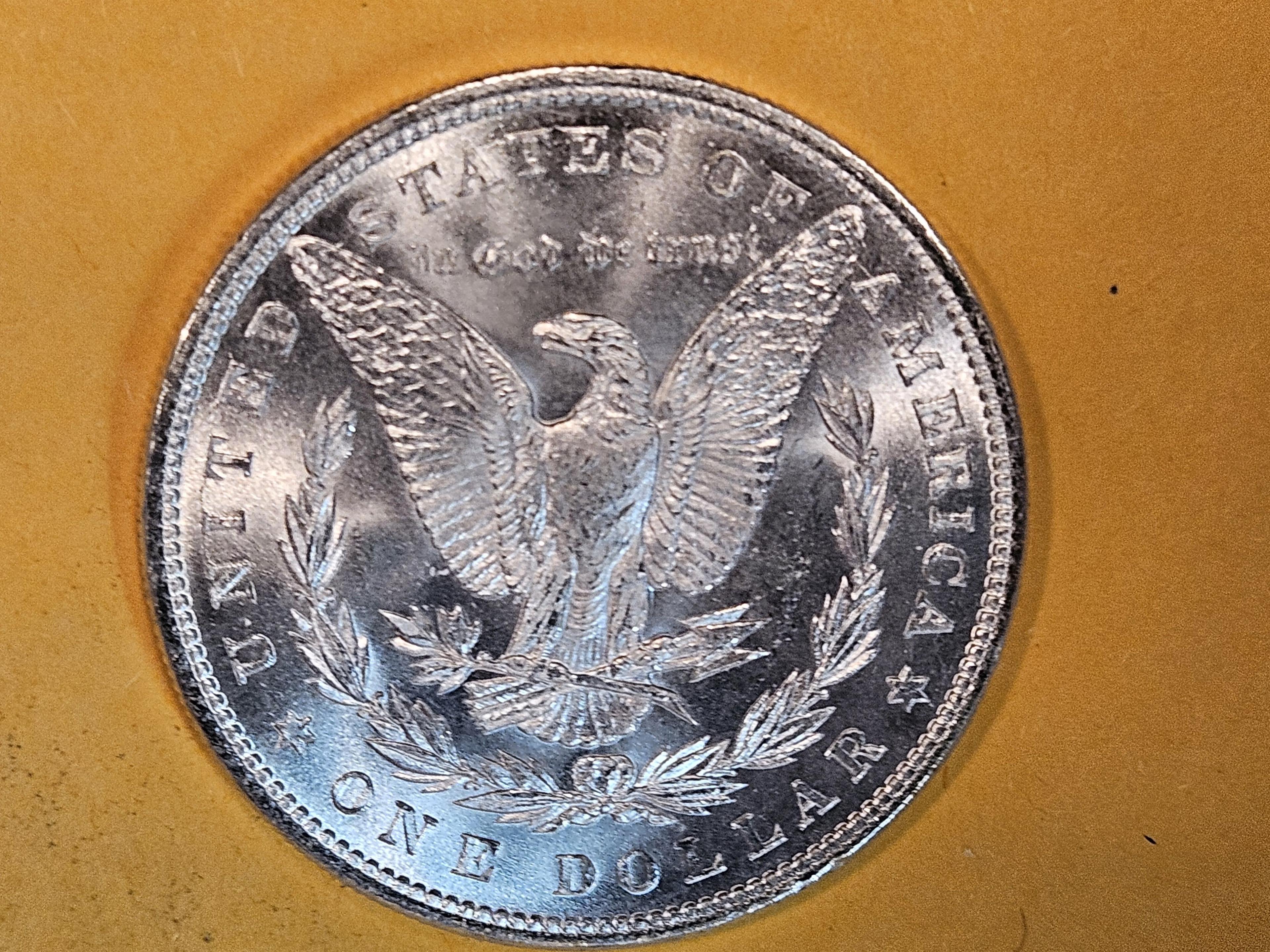 Very Choice Brilliant Uncirculated 1884 Morgan Dollar