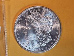 Very Choice Brilliant Uncirculated 1881-S Morgan Dollar