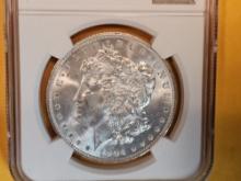 NGC 1904-O Morgan Dollar in Mint State 64