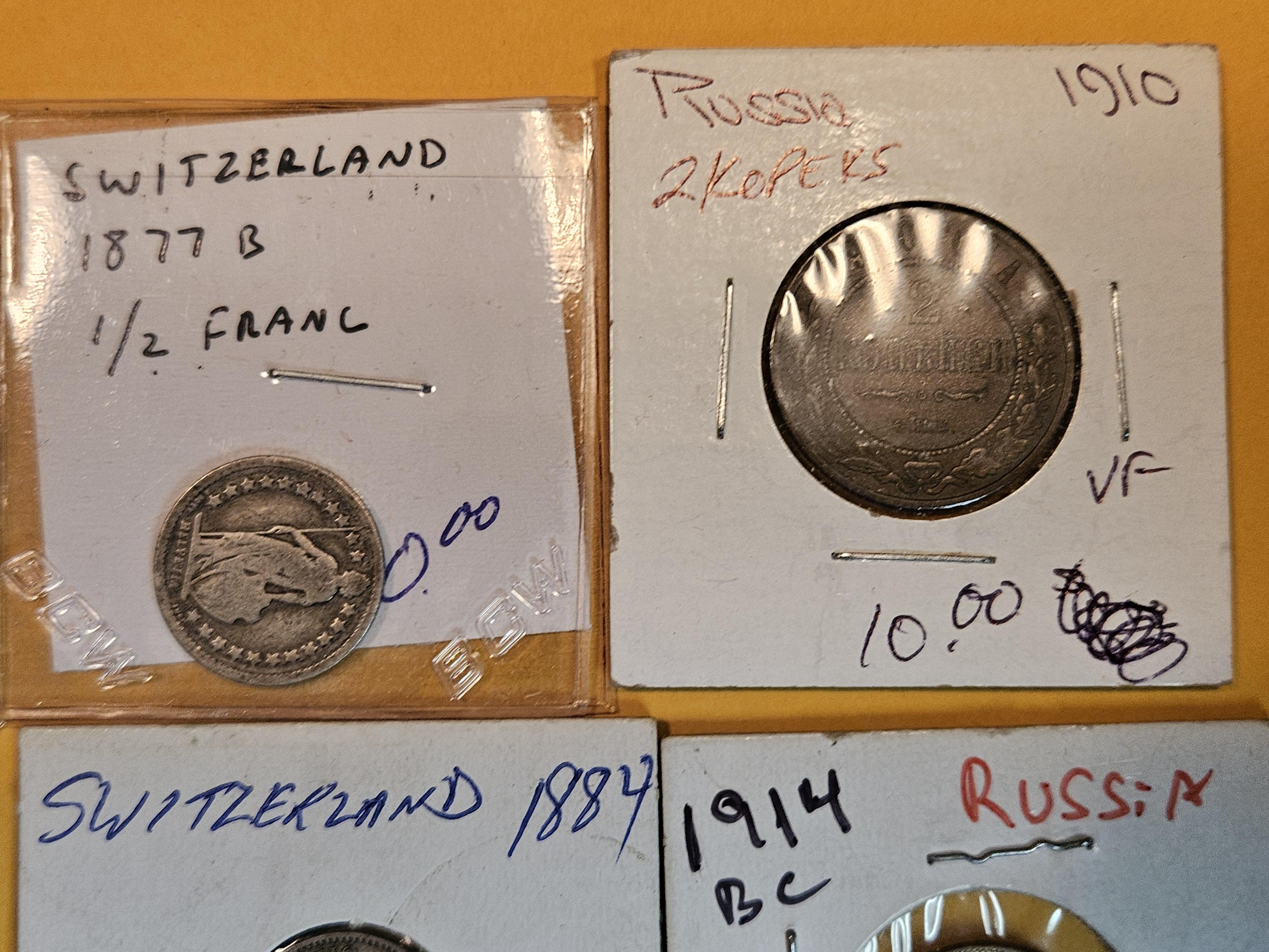 Ten nice, little better, World coins