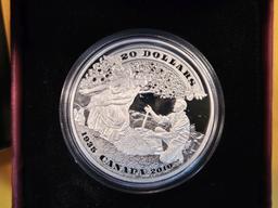 GEM Proof deep cameo 2010 Canada Silver twenty dollars