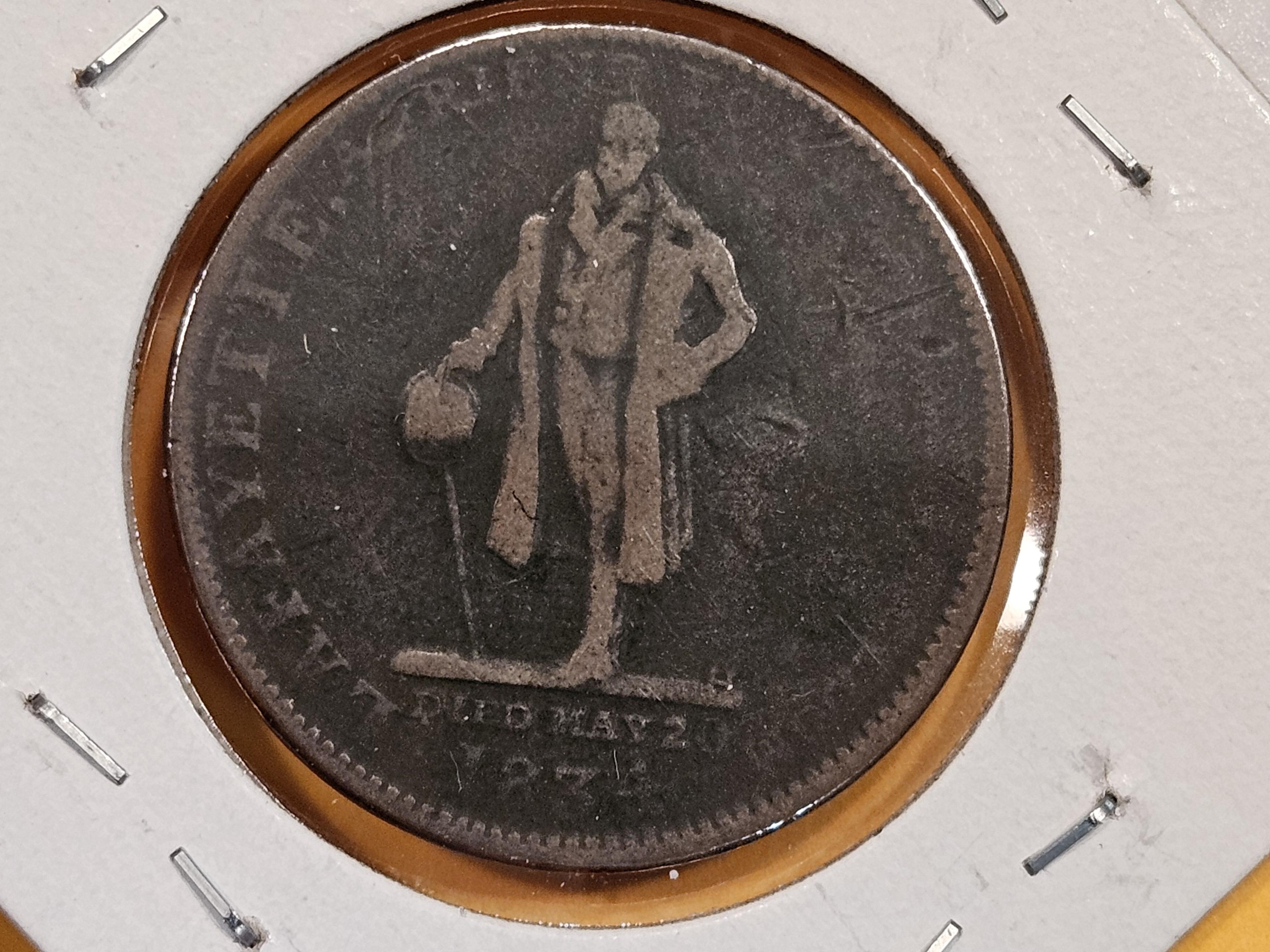 1834 Hard Times Token Merchant's Store Card