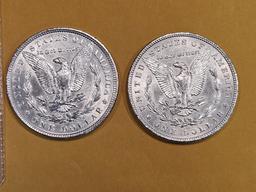 1889 and 1896 Morgan Dollars