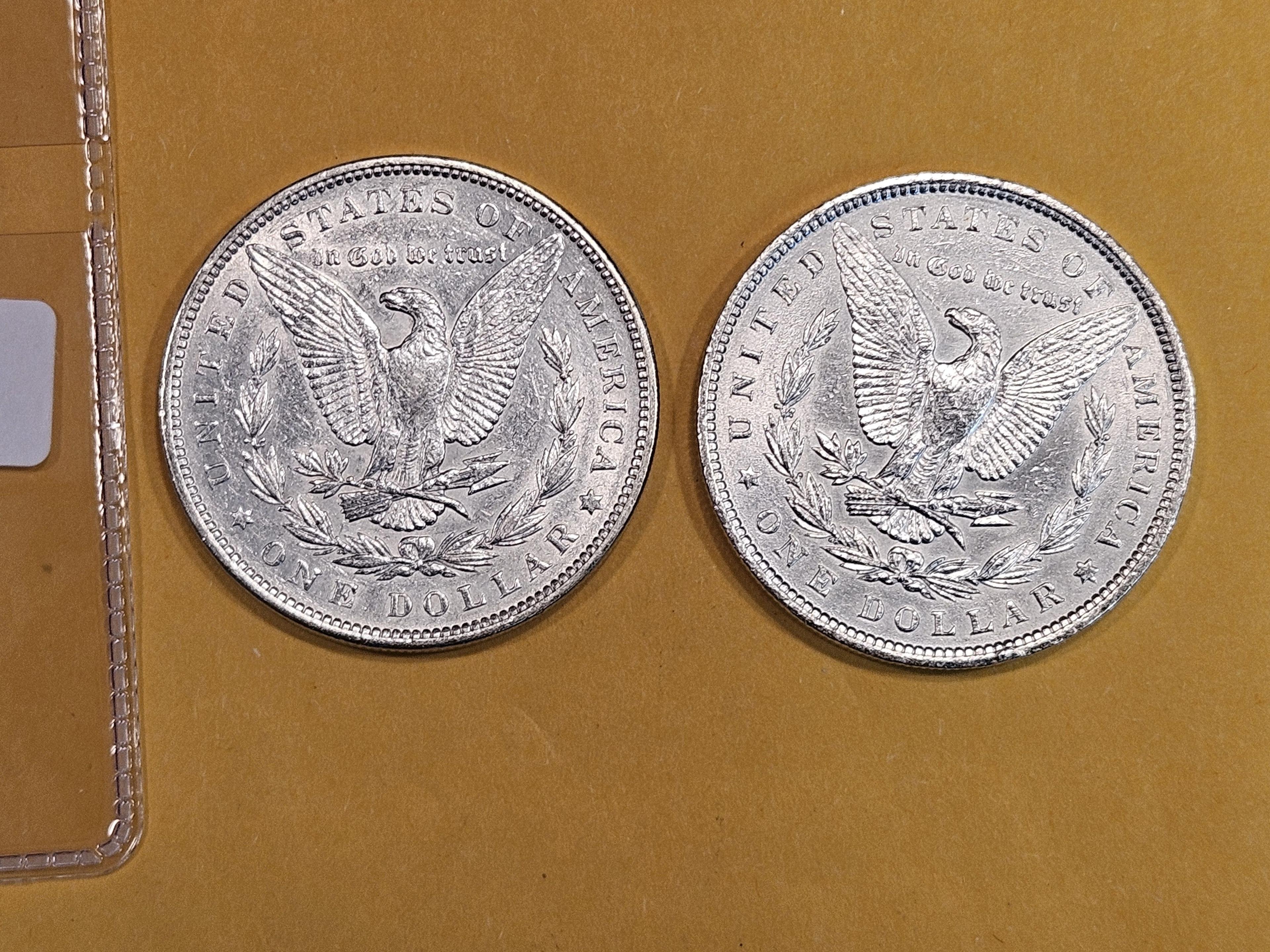 1889 and 1896 Morgan Dollars