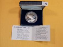 1982 Proof Deep Cameo New Zealand Silver Dollar