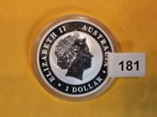 GEM Proof Deep Cameo 2018 Australian Silver Dollar