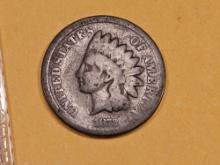 * Semi-key 1872 Indian Cent