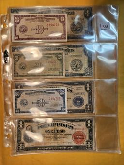 Nice group of Philippines notes