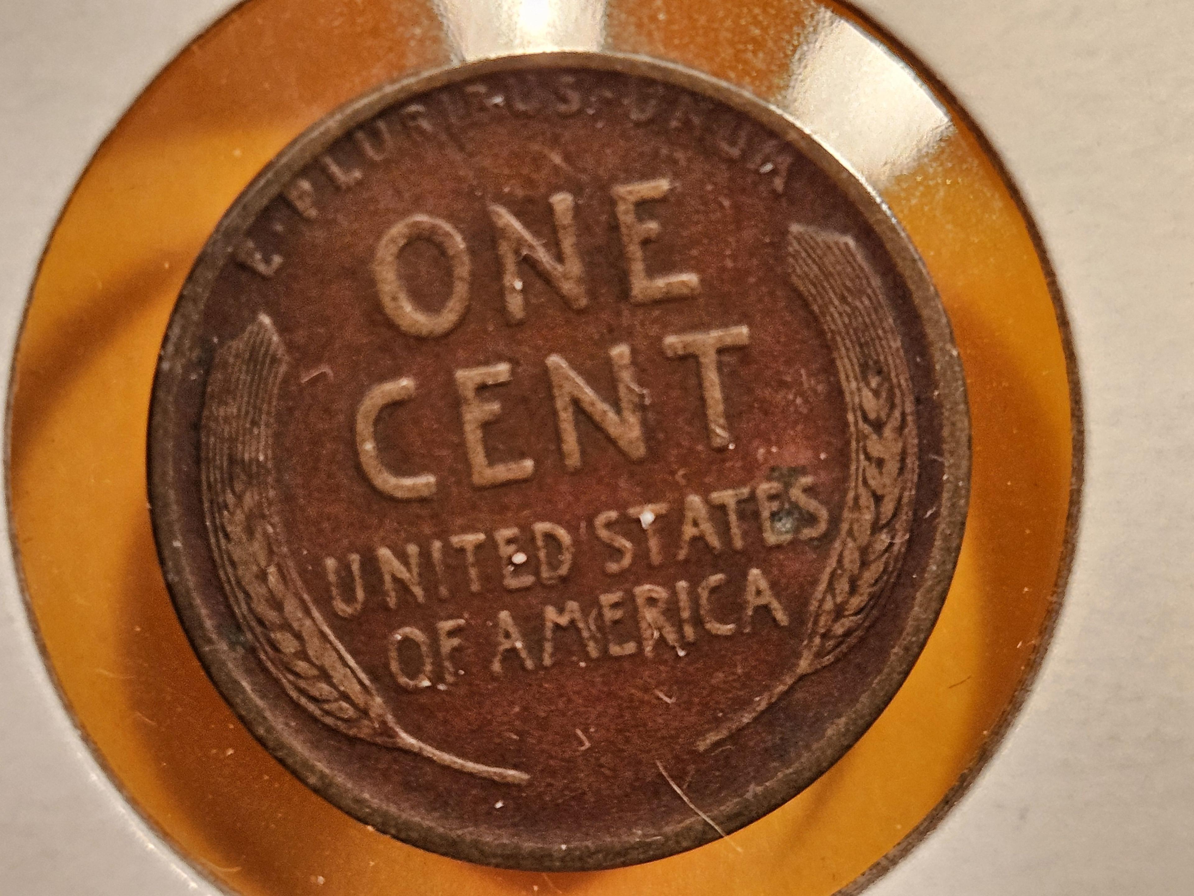 * Semi-Key 1914-D Wheat cent in Very Fine