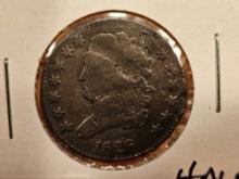 1826 Coronet Head Half-Cent