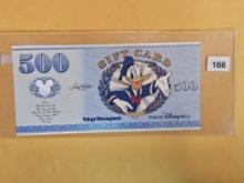 DISNEY DOLLAR! Uncirculated Japan Tokyo Disneyland