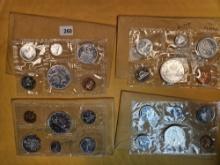 Four Canadian Silver Prooflike Sets