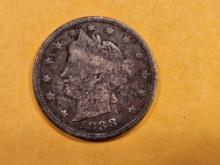 Better Date 1888 Liberty "V" Nickel