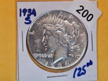 1934-S Peace Dollar