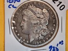 ** KEY DATE ** 1890-CC Morgan Dollar