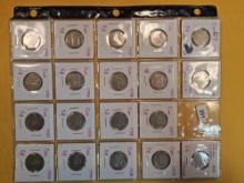 Nice group of forty-nine Canada 5 cent pieces