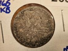 1765 Austria silver kreuzer