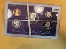 Ten mixed US Proof Sets