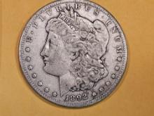 ** KEY DATE ** 1892-CC Morgan Dollar in FINE