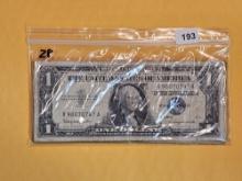 Twenty-eight $1 silver certificates