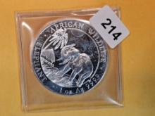 GEM Brilliant Uncirculated 2017 Somali Republic Silver 100 shillings