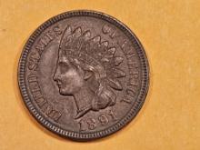 1891 Indian Cent