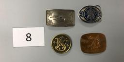 Lot of 4 Smith & Wesson Belt Buckles