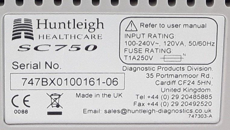 Huntleigh SC750 Vital Signs Monitor