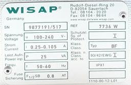 WISAP Endo-Digi-View 3 CCD Video Processor