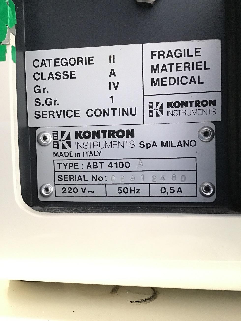 Kontron Medical ABT 4100 Anesthesia Ventilator