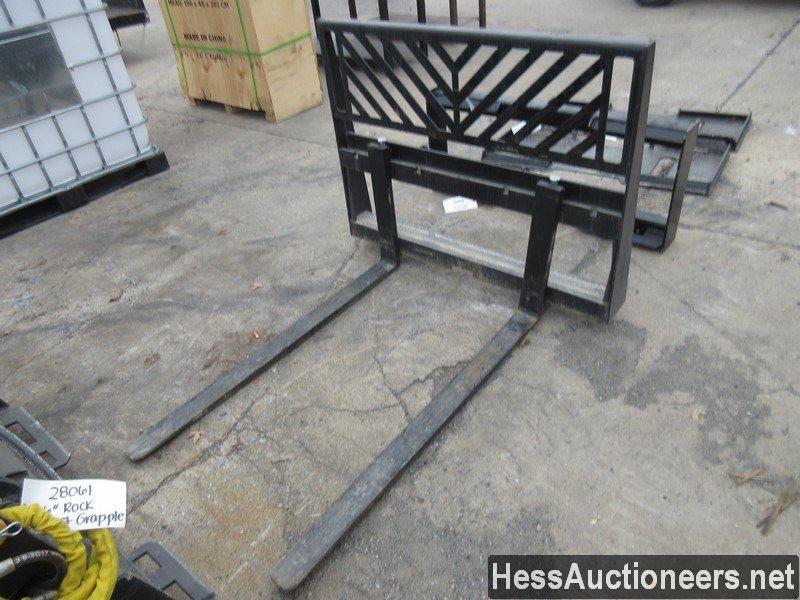 Mid-state 48 Inch Fork Set For Skid Steer