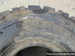 2 - 500 - 8 Forklift Solid Air Tires