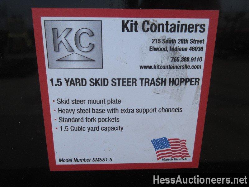 1.5 Cubic Yard Trash Hopper